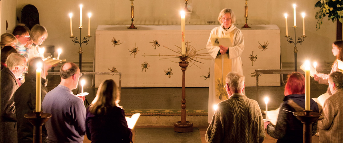 Easter Saturday evening service at St James Shere - Jonathan Cross